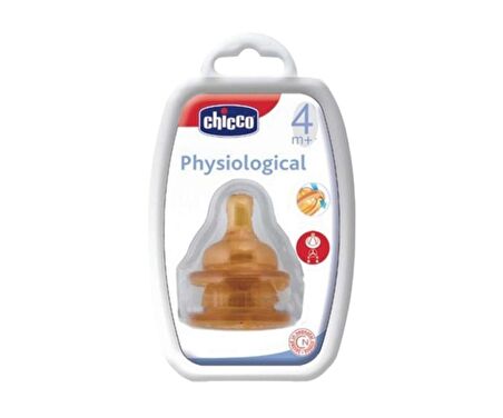 Chicco Fizyolojik Biberon Emziği 4 ay+ Mama Akışlı Kauçuk