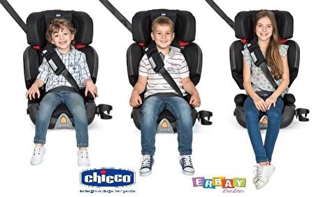 Chicco Oasys 2-3 Fixplus Isofixli 15 - 36 kg Oto Koltuğu Siyah