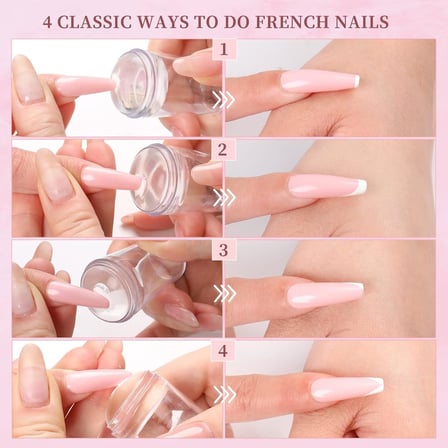 Tırnak Süs Damgası, French Stamper, Nail Art, Tırnak Süsleme Aparatı