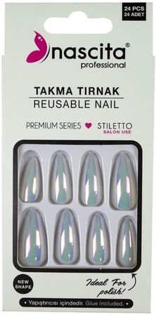24lü Takma Tırnak Hologram - 197