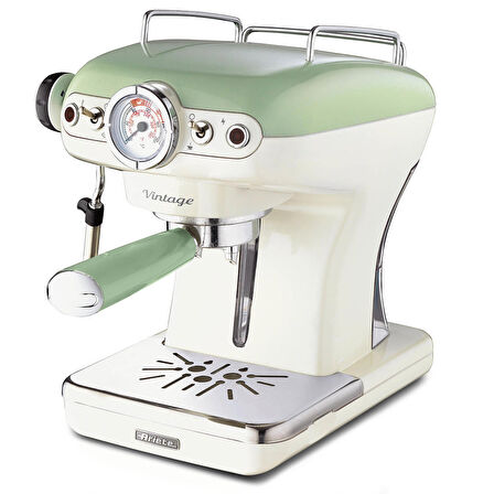 Ariete Vintage Yeşil Espresso & Cappuccino Makinesi
