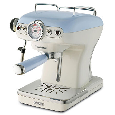 Ariete Vintage Espresso Kahve Makinesi Mavi