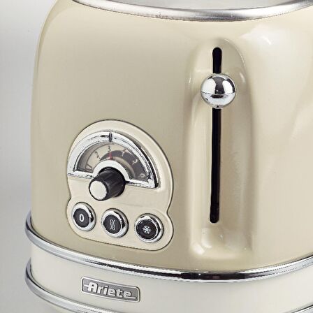 Ariete Vintage Ekmek Kızartma Makinesi Krem