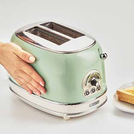 Ariete Vintage Yeşil Ekmek Kızartma Makinesi