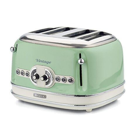 Ariete Vintage İki Hazneli Ekmek Kızartma Makinesi yeşil