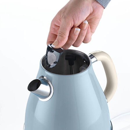 Ariete Vintage 2868 Işıklı Çelik 1 Lt Kettle