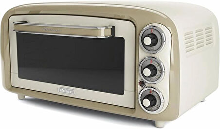 (AMBALAJ HASARLI) Ariete Vintage 0979/03 Bej 18 lt Mini Fırın