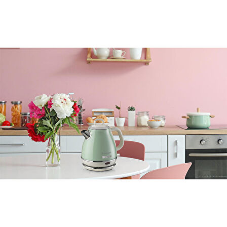 Ariete Vintage 1 Litre Kettle Yeşil