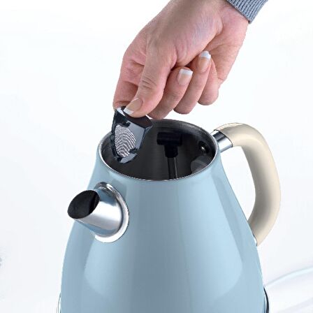 Ariete Vintage 2868 Işıklı Çelik 1 Lt Kettle