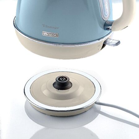 Ariete Vintage 2868 Işıklı Çelik 1 Lt Kettle