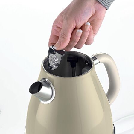 Ariete Vintage 2868 Işıklı Çelik 1 Lt Kettle