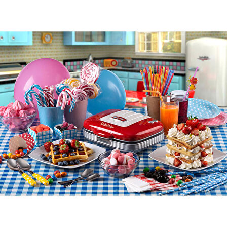  Ariete Party Time Kırmızı Waffle Makinesi