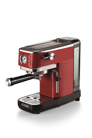 Ariete Moderna Espresso Slim Kahve Makinesi - Kırmızı  