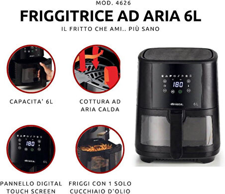 Ariete Airfryer 6L - Cam