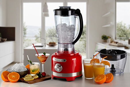 Ariete Gourmet Pro Moderna Mutfak Robotu Kırmızı 1782/00