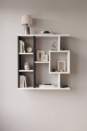 reyo enda home yegane duvar rafı, duvar kitaplığı, dekoratif kitaplık, zeminde veya duva