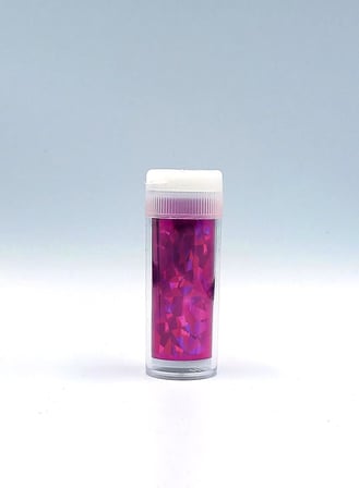 Fuşya Renk Hologram Desenli Transfer Tırnak Dövmesi, Tırnak Sticker, Nail Tattoo, Nail Art