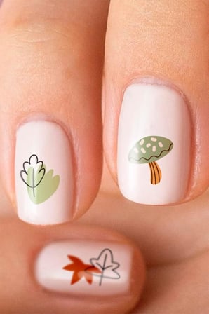Kuşlar -1 Tırnak Dövmesi, Tırnak Tattoo, Nail Art, Tırnak Sticker