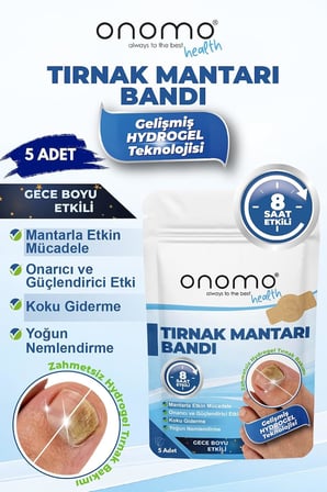 Tırnak Mantarı Bandı, Hidrojel Tırnak Bakımı 5 Adet