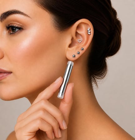 Piercing Topu Takma Ve Çıkarma Aparatı, Figürlü Piercing Takma Ve Çıkarma Aparatı (2mm-3mm TOP)