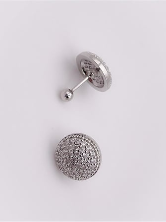 Taşlı Daire Kıkırdak Helix Tragus Piercing(1adet)
