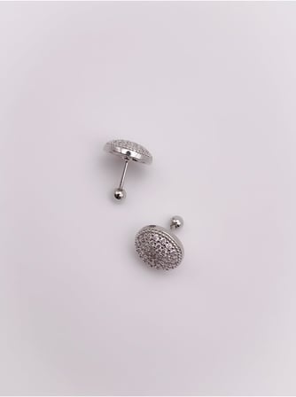 Taşlı Daire Kıkırdak Helix Tragus Piercing(1adet)