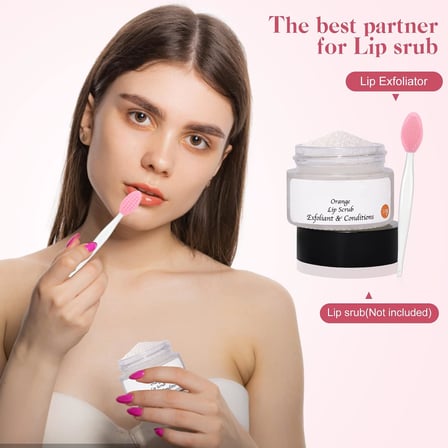 Silikon dudak fırçalayın fırça dudak Scrubber aracı dudak Exfoliator fırça peeling dudak fırçalama aracı koyu dudaklar için