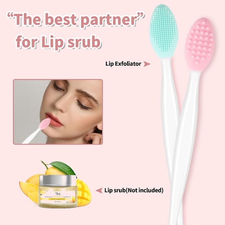 Silikon dudak fırçalayın fırça dudak Scrubber aracı dudak Exfoliator fırça peeling dudak fırçalama aracı koyu dudaklar için