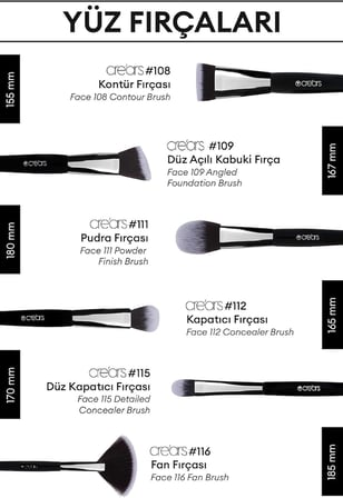 Konik Pudra Fırçası Powder Brush #107