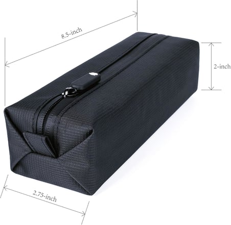 Erkekler için Küçük Tuvalet Çantası, İnce Mini Diş Fırçası Çantası, Dopp Kit Çantası