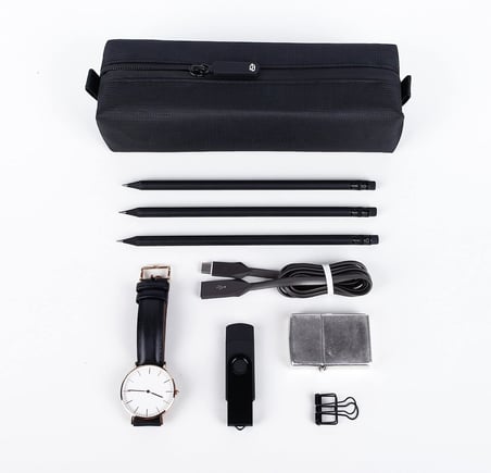 Erkekler için Küçük Tuvalet Çantası, İnce Mini Diş Fırçası Çantası, Dopp Kit Çantası