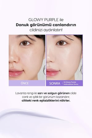 Işıltılı, Ton Eşitleyici Krem Filter Fit Milk Tone Up (004 Glowy Purple) SPF30 PA++