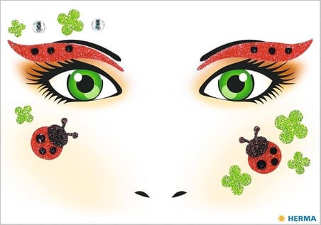 Face Art Decor Yuz Susleme Etiket Ugurbocegi