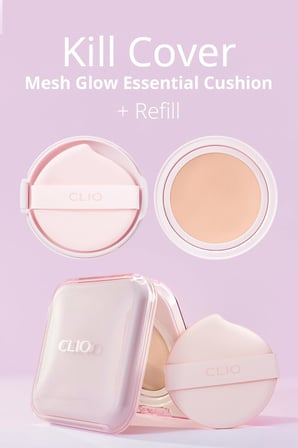 Hyalüronik Asit İçerikli Kill Cover Mesh Glow Essential Cushion Set (19NPorcelain) SPF50+PA++++
