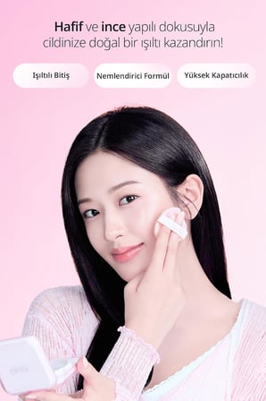 Hyalüronik Asit İçerikli Kill Cover Mesh Glow Essential Cushion Set (19NPorcelain) SPF50+PA++++