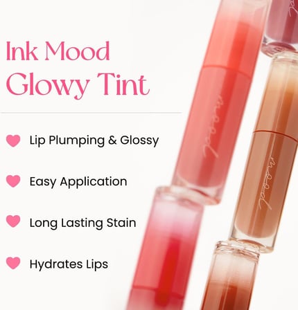 Kalıcı, Pigmentli, Parlak Bitişli Tint Ink Mood Glowy Tint 24 Coral Pride (Soda Cafe)