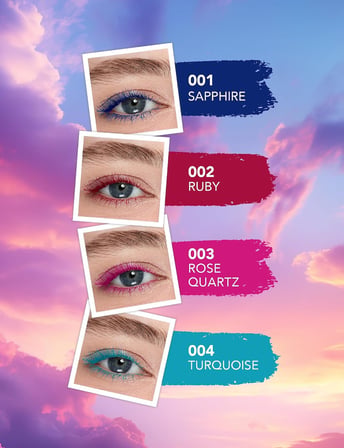 Color Treasure Hacim Veren & Yüksek Pigmentli Renkli Maskara (002 Ruby) 8682536100359