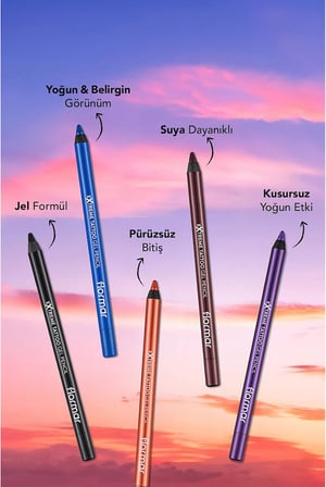 Extreme Tattoo Yüksek Pigmentli & Mat Bitişli Jel Göz Kalemi