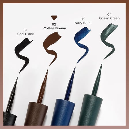 Cosmetics Elegant Matte Dipliner Waterproof Kahverengi, 02 Coffee Brown