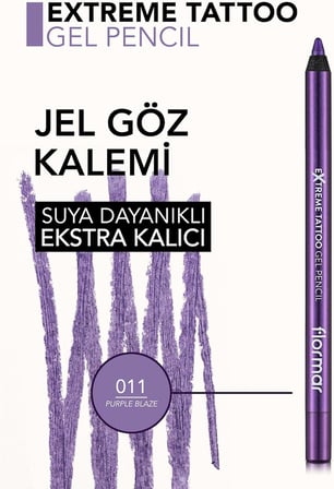 Extreme Tattoo Yüksek Pigmentli & Doğal Işıltılı Jel Göz Kalemi