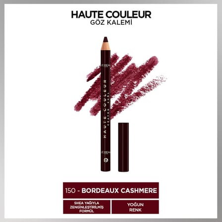 L'Oreal Cosmetics Haute Couleur Göz Kalemi - 150 Bordeaux Cashmere
