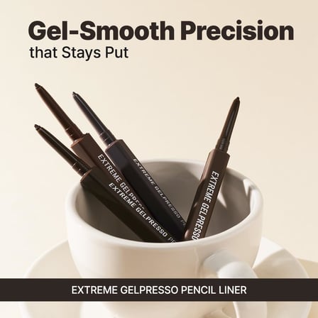 CLIO Suya Dayanıklı, Gün Boyu Kalıcı Kalem Eyeliner Extreme Gelpresso Pencil Liner (01 Black Brown)