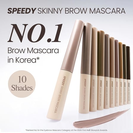 Renklendirici ve Sabitleyici Kaş Maskarası Speedy Skinny Brow Mascara 10 Hazy Ash