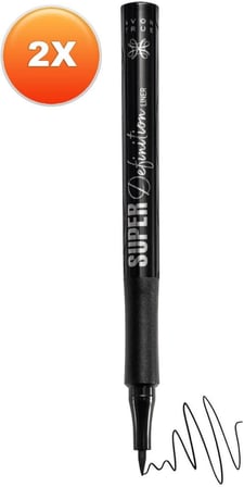 True Super Definition Siyah Eyeliner 2'li Set