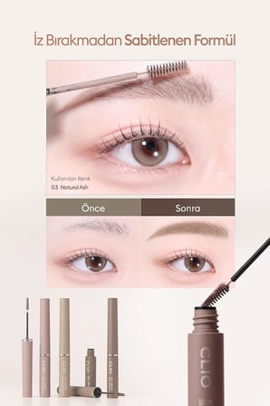 Ultra İnce Fırçalı, Yoğun Pigmentli Kaş Maskarası Kill Brow Slim Ash Browcara (01 Ash Pink)