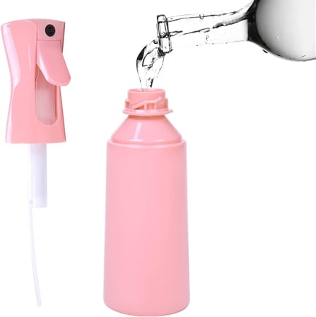 Saç Spreyi Şişesi, 300ml Yüksek Basınçlı İnce Sis Püskürtme, Profesyonel Saç Bakımı ve Bitki Sulama İçin Doldurulabilir Plastik Sprey Şişesi, Seyahat Dostu Tasarım