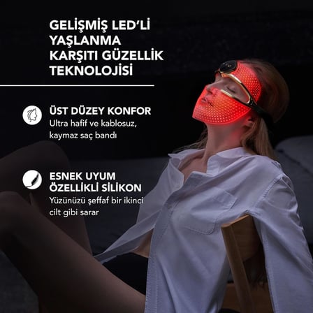 202 Gelişmiş 8 Renkli LED Yüz Maskesi + Glass Skin Yüz Maskesi Seti – Işıldayan Bir Cilt İçin Nemlendirici ve Aydınlatıcı Cilt Bakımı – Rahatlatıcı ve Dengeleyici Yüz Maskeleri