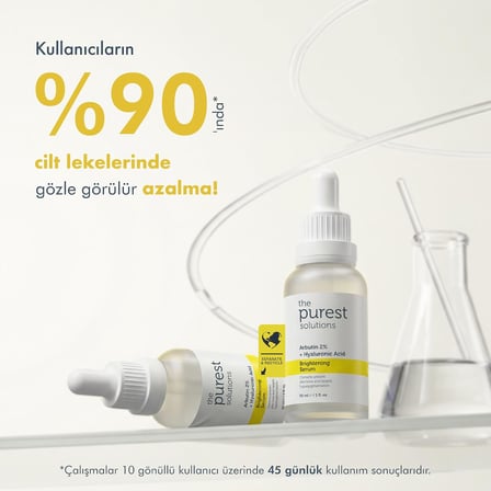 Leke Karşıtı ve Leke Görünümü Önleyici Arbutin Cilt Bakım Serumu 30 ml (Arbutin%2 + Hyaluronic Acid)