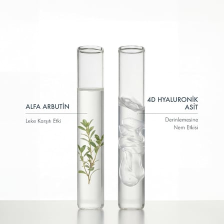 Leke Karşıtı ve Leke Görünümü Önleyici Arbutin Cilt Bakım Serumu 30 ml (Arbutin%2 + Hyaluronic Acid)