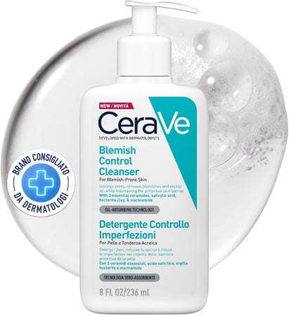 CeraVe Yağlı Ve Düzensiz Ciltler İçin Yüz Temizleme Jeli 236 ml